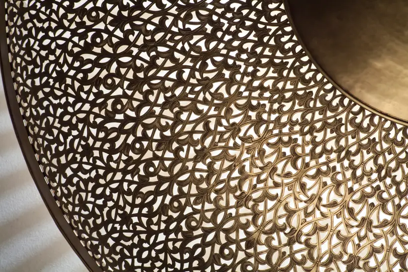 Wall Light Sunburst Floral - artisanat marocain TAZZRA Marrakech Wall Light Sunburst Floral - artisanat marocain TAZZRA Marrakech