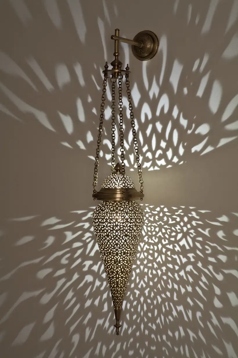 Fanous Tanirt Safran - pièce d’artisanat marocain TAZZRA Marrakech