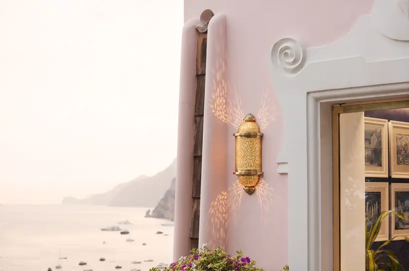 Wall Light Treville Barrel Floral - قطعة حرفية مغربية TAZZRA مراكش Wall Light Treville Barrel Floral - قطعة حرفية مغربية TAZZRA مراكش